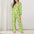 thumbnail image 2 of Naloa Various Lemons Pajamas for Women Set, Womens Pajama Sets, Lounge Sets for Women, 2pjs for Women-X-Large, 2 of 7