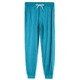 thumbnail image 6 of GrmtClth Mens Pajama Pants Lounge Jogger Night Pants Comfy Classic Pjs Bottoms with Drawstring & Pockets Cyan XXL, 6 of 9