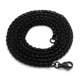 thumbnail image 2 of Qarigey Collar de cadena de cuerda de acero inoxidable portátil DIY estilo moderno banquete adultos cuello joyería disfraz Prop regalo de cumpleaños Ropa, zapatos y accesorios Miscelánea Negro Qarigey AP014915-02, 2 of 6