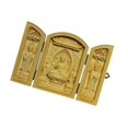 thumbnail image 4 of Figura de los tres occidentales para salpicadero de coche, adorno budista, decoración realista y vívida, escultura en miniatura, suministros, 4 of 9