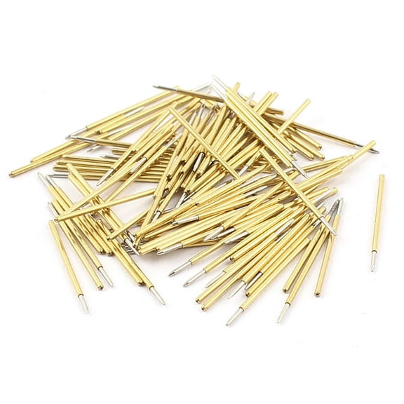 100Pcs P50F 0.5mm Dia Spear Tip PCB Borad Spring Test Probes Testing Pins 16mm
