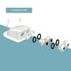 thumbnail image 2 of Caja de empalmes para autos de caravana Cajas de prensaestopas de entrada de cables de techo (Doble orificio blanco), 2 of 5