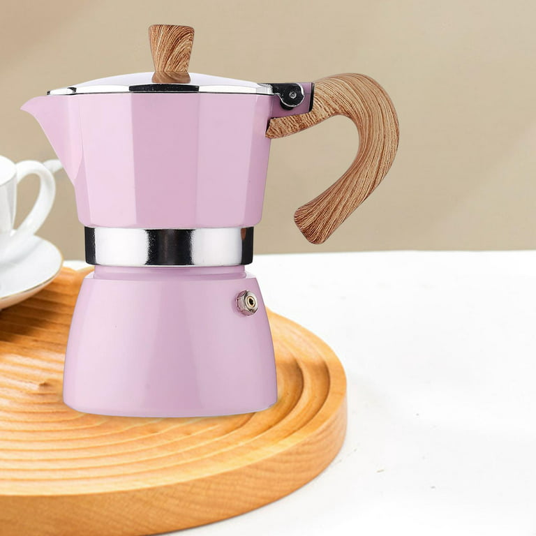 Brewer Percolator Durable Kettle Pink Accessories Manual Portable Octagonal  for Camping Cafe Use Bar, - AliExpress