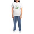thumbnail image 4 of CafePress - PERFECT TO BE Pajamas - Women's Short Sleeve Print T-Shirt and Pants Light Cotton Pajama Set, 4 of 7