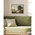 thumbnail image 6 of Drsoum Vintage Rustic Canvas Landscape Wall Art Classical Painting Countryside Room Decor 12x16in Natural Framed, 6 of 7