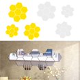 thumbnail image 4 of 7 Unids 3D Espejo Vinilo Extraíble Etiqueta De Calcomanía Inicio Sala De Dormitorio Decoración Arte DIY Acrílico Espejo Oro S BLESIY Etiqueta engomada del espejo del vinilo del hexágono, 4 of 8