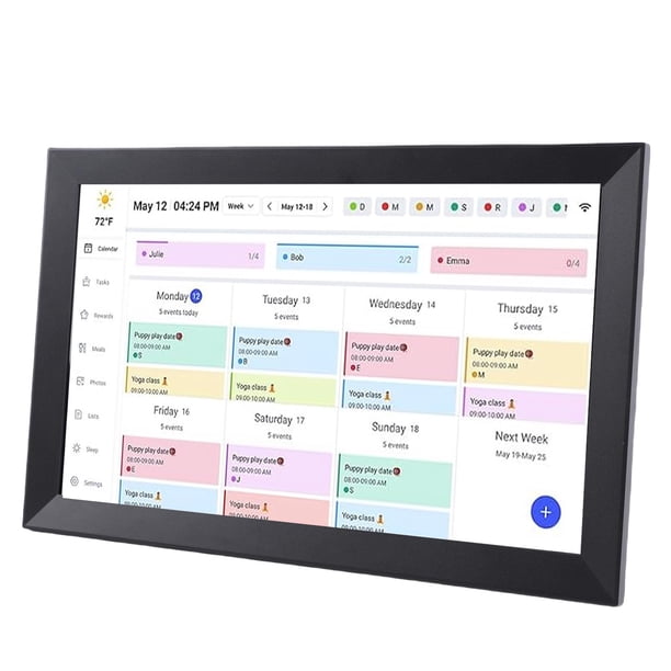 Calendario Digital Inteligente, Planificador De Pared Con Pantalla Táctil Y Pantalla HD 1080P, Organizador Familiar Interactivo Para Oficina En Casa