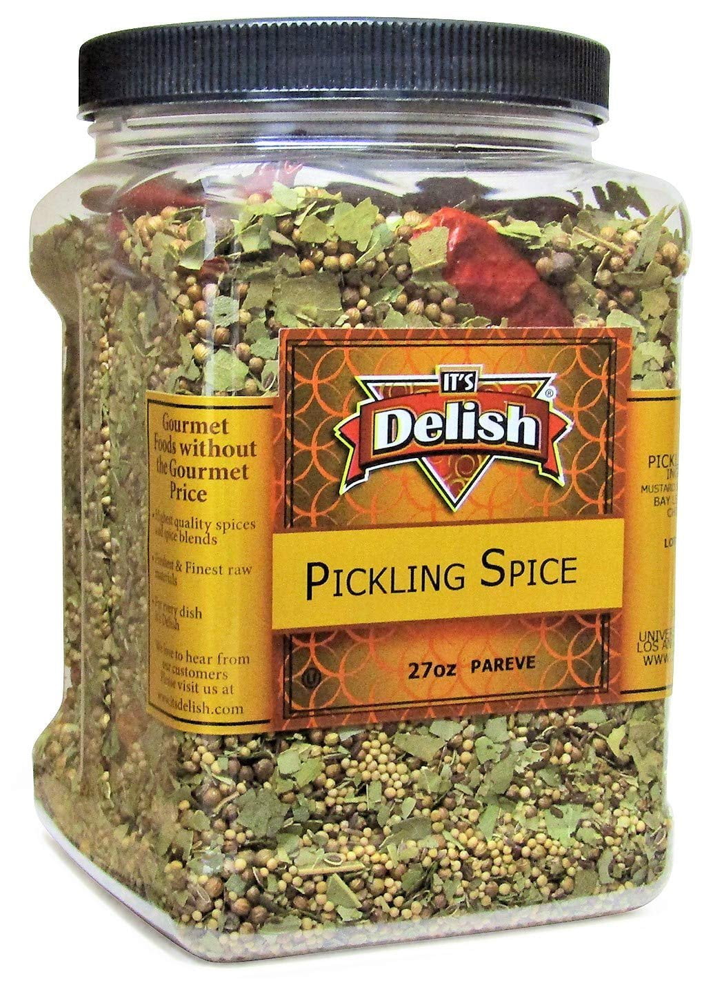 Picking Spice by It's Delish, 27 oz Reusable Container Gourmet All