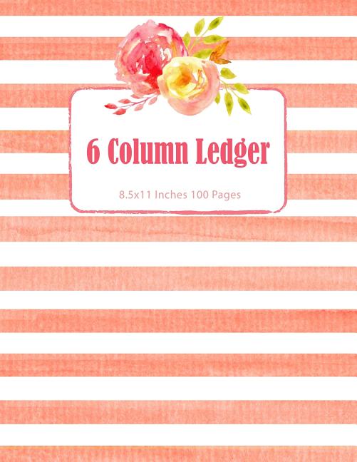 6 Column Ledger Accounting Note Business Notebook Account Journal