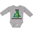thumbnail image 3 of Inktastic Big Brothersaurus Boys Long Sleeve Baby Bodysuit, 3 of 5