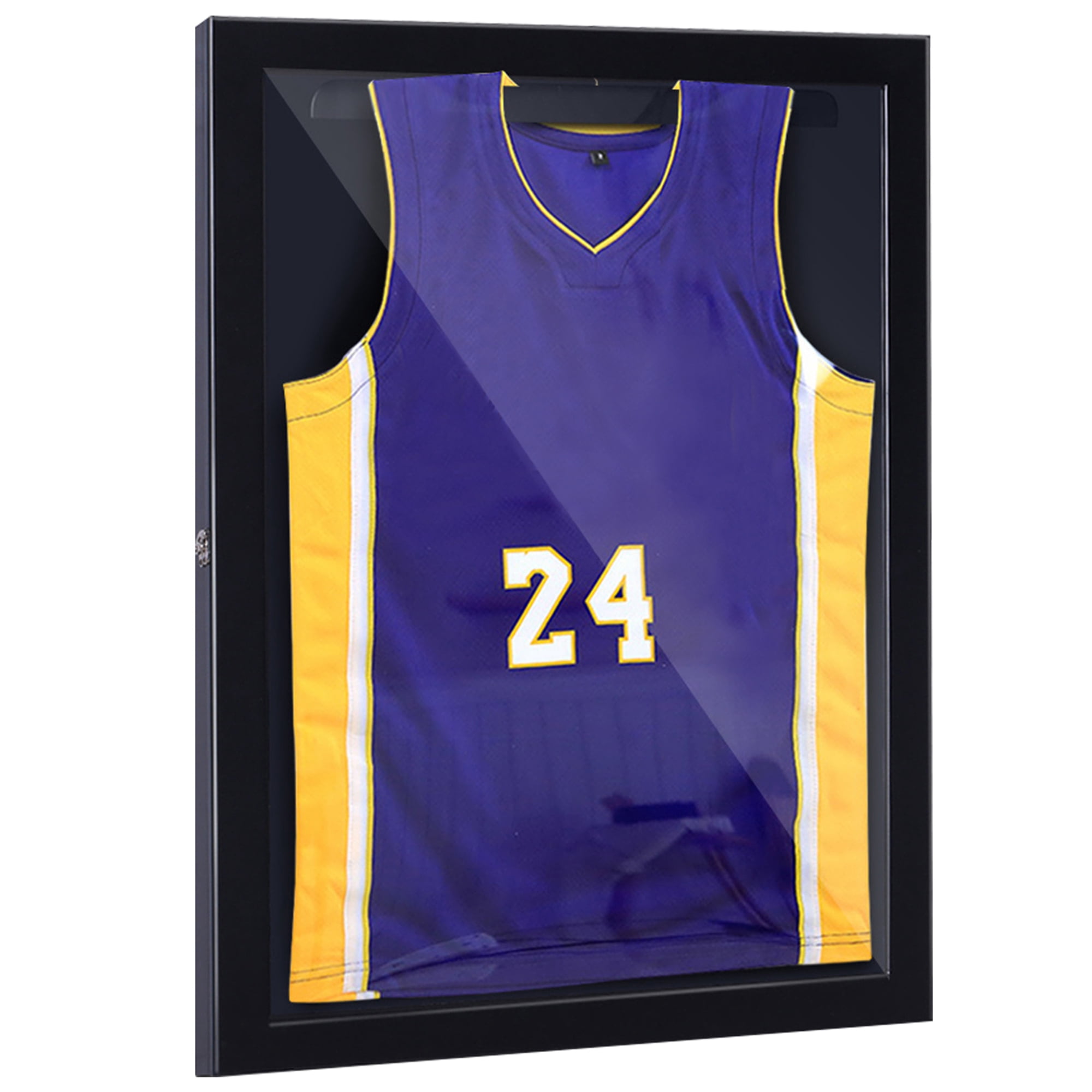 HOMCOM Jersey Frame Display Case Football Baseball Basketball