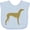 Blue, variant on Inktastic Greyhound Boys or Girls Baby Bib