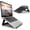 black, variant on Laptop Stand for Desk Stable Foldable Adjustable Multi-Angle Computer Desktop Holder Ventilated Lapdesks Riser for Mackbook, Lenovo, Dell, iPad, HP - Within 17' (Pink)