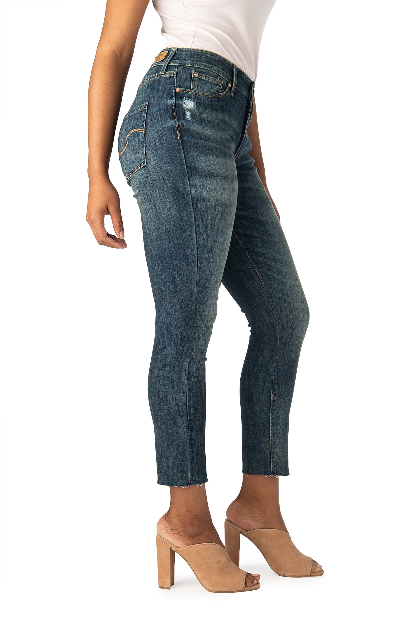 signature levi strauss high rise ankle skinny
