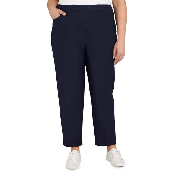Alfred Dunner Women's Plus Size Slimming Allure Stretch Pants
