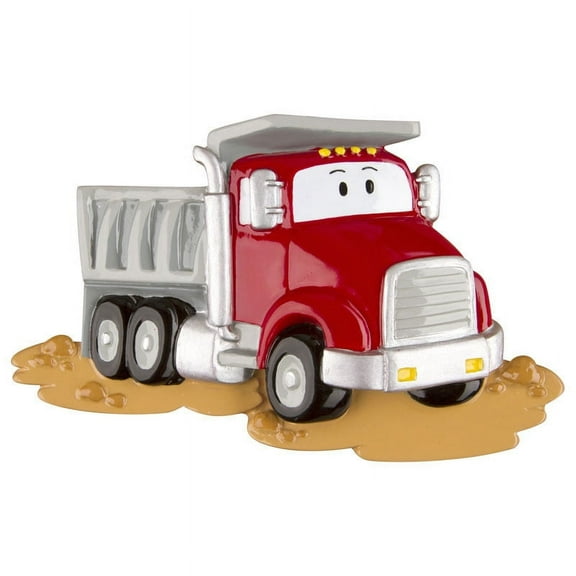 Dumptruck Personalized Christmas Ornament DO-IT-YOURSELF