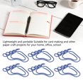thumbnail image 3 of Paper Clips, 100PCS Lightweight Anti Rust Plating Foot Shape Paper Clips  for Office Blue,Green, 3 of 7