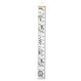 thumbnail image 1 of TIELUTT Growth Chart For Kids Canvas Height Chart Ruler Removable Hanging Wall Ruler Measurement Corner Fence Post Bracket Woodworking Punch Locator 4ft Metal Fence Post Survey Marker T Posts for Fen, 1 of 6