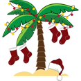 thumbnail image 3 of CafePress - Tropical Christmas - Women's Dark Pajamas, 3 of 4