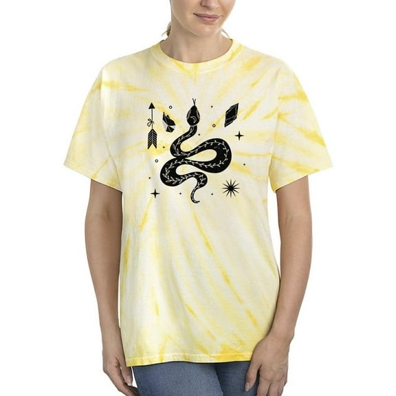 Snake, Arrow And Gemstones Tie Dye Cyclone Women -Image by Shutterstock, Female x-Large