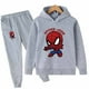 thumbnail image 2 of Marvel Spider-man moda bebé niño traje otoño ropa Casual conjunto Top 2 uds ropa de bebé conjunto para niños trajes infantiles niños ropa 130CM zhangmengya CONDUJO, 2 of 2