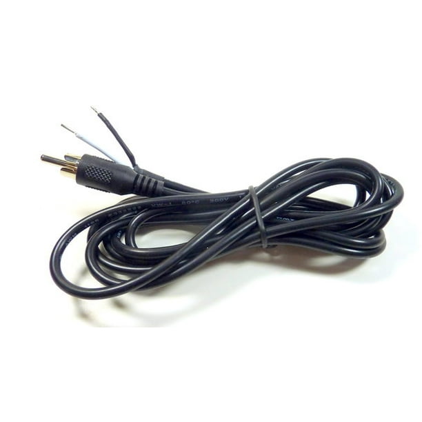 6ft RCA Male Shielded Audio Cable To Bare Wire For Speakers