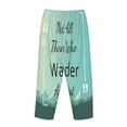 thumbnail image 5 of Haiem Not All Those Who Wander Are Lost1 Women's Pajama Pants Ultra Lightweight Pjs Bottoms Sleepwear Bottom Pants With Pocket Drawstring-Medium, 5 of 9