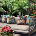thumbnail image 4 of Phantoscope Tropical Series Decorative Throw Pillow Covers, Mysterious Jungle, 18" x 18", Set of 4, 4 of 6