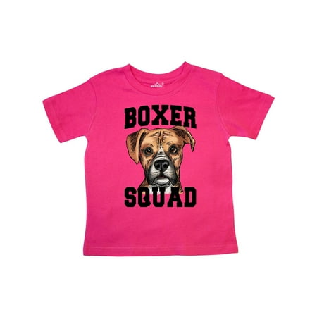 

Inktastic Dog Boxer Squad Gift Toddler Boy or Toddler Girl T-Shirt