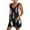 Black#01, variant on Joau Rompers for Women Summer Dressy Sleeveless Spaghetti Strap Wide Leg Jumpsuits with Pockets Loose Casual Print Shorts Vacation Overalls