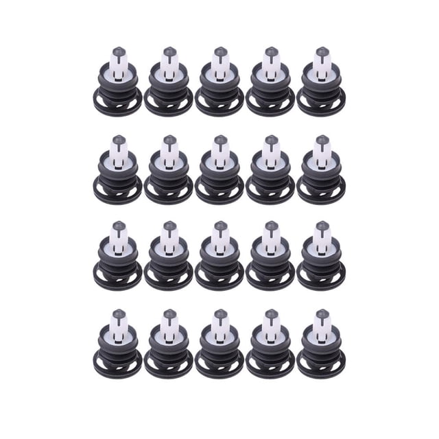 Universal Car Door Trim Panel Retainer Clips Kit, Automotive Fastener Push Rivets for Front & Rear Doors, 10-20 Pack, K6 Model Compatible, Durable Plastic Snap