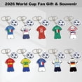 thumbnail image 5 of 2026 World Cup Soccer Keychain - World Cup Pride Accessory, Football Fan Gift & Souvenir (2PCS), 5 of 9