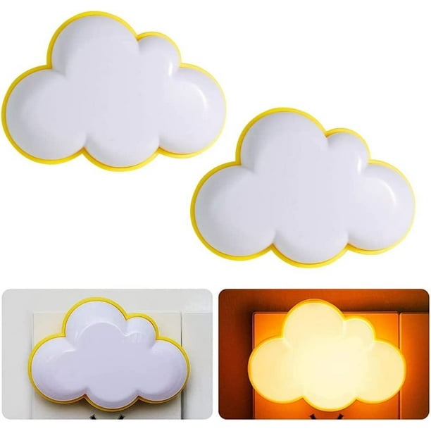 Pack De 4 LEDs Nocturnas De Enchufe IBV – Sensor Crepuscular Cuadrado (Luz Azul Neutral, 0.24W) Ahorro Energético