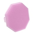 thumbnail image 1 of Exfoliante de Cuerpo de Silicona Unique Bargains con Correa Antideslizante para Usar en la Ducha Rosa, 1 of 7