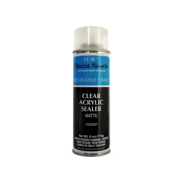Plaid Patricia Nimock' s Clear Acrylic Spray Sealer, Matte, 6 oz