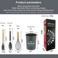 thumbnail image 5 of 12Pcs Silicone Kitchen Utensils Cooking Wooden Handle Non Stick Pot Kitchenware Set Storage Bucket Silicone Kitchen Utensils, 5 of 9