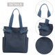 thumbnail image 2 of Bolso de mano informal para mujer, Bolso de mano de ocio impermeable de gran capacidad, Bolso de mano, 2 of 5