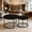 Black, variant on Small Round Coffee Table Circle Coffee Table Mesitas Para Sala Circle Coffee Tables For Living Room Tea Table For Living Room