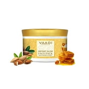Vaadi Herbals Almond And Honey Face Pack Herbal Face Pack All Natural Sulfate Free Suitable For All Skin Types Value Pack Of 600 Gms (21.16 Oz)