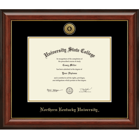 Northern Kentucky University Diploma Frame, Document Size 11" x 8.5"
