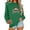 Green, variant on Fall Tops for Women 2025 Christmas Printed Long Sleeve Crewneck Sweatshirt Xmas Holiday Lightweight Pullover Sweatshirts Green L