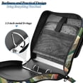 thumbnail image 7 of 3 Ring Zipper Binder with Shoulder Strap Waterproof Trapper Keeper 2 Inch D-Ring 500 Sheets Capacity Various Birds on Wooden Fence, 7 of 7