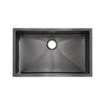 thumbnail image 5 of Rivage 30 x 18 Stainless Steel, Single Basin, Undermount Kitchen Sink,Black, 5 of 11