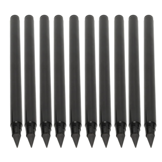 Infinite Pencil, 10 Pcs Black Light Weight Eternal Pencil For Writing