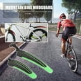 thumbnail image 4 of Juego de guardabarros para bicicleta de montaña guardabarros delantero trasero para bicicleta de montaña ciclismo Hugtrwg  Para estrenar, 4 of 7
