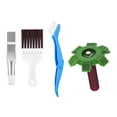 thumbnail image 1 of LOVIVER 4 Pieces Air Conditioner Fin Comb Cleaner Air Conditioner Cleaning Brush, 1 of 8