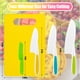 thumbnail image 2 of Juego de cocina para niños de 5 uds., herramientas de cocina Montessori reales, juego de cuchillos para niños para cocinar de verdad, 4 Uds. De cuchillos de cocina de seguridad para niños, 2 of 5