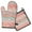 Pink Pioneer Flower, variant on Sunflower Checkered Pattern Kitchen Oven Mitt and Pot Holder Sets 2 Pcs for Baking, Cooking and Grilling, Heat Resistant Up To 392 °F