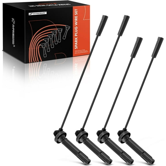 A-Premium Ignition Spark Plug Wires Set of 4 Compatible with Mazda MPV 02-06 & Subaru Baja 03-06, Forester 99-04, Impreza 99-04, Legacy 99-04, Outback 00-04, 2.2L 2.5L 3.0L SOHC