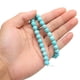 thumbnail image 4 of Cuentas de Piedra Natural, Suavizado Redondo y Brillante Hermoso Cuentas Turquesas Para Aretes para Pulseras de Bricolaje para collares para, 4 of 7